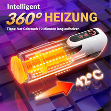 Load image into Gallery viewer, Elektrischer Masturbator für Männer, Realistische Masturbieren 10 Stoß &amp; Variabler Schwenk Beheizter Taschenmuschi Sex Toys, Blowjob Maschine Penis Stimulation Sex Spielzeug für die Männer Solo