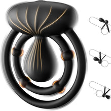 Load image into Gallery viewer, Penisring Vibrator mit 360° Verstellbar Klitorisstimulation, Verzögerter Doppel Penis Ring Sex Spielzeug für die Paare Männer Frau, Penisringe Erotisches Sexspielzeug für Paare Extrem Sex Toys