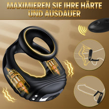 Load image into Gallery viewer, Sex Spielzeug Für Die Paare Penisring, Sex Spielzeug Für Die Männer Dual Penis Ring Vibrator Mit Fernbedienung, Penisringe Langwährende Erektion Cockring Sex Spielzeug Für Die Frau, Männer