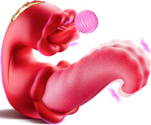 Load image into Gallery viewer, Vibration für frauen Zunge Vibrator, Sex Spielzeug für die Frau 3 in 1 Vibratorensets für frauen klitoris mit 10 Swing Modus sex toys，Sexspielzeug für frauen solo Vibratoren Sex toyset für woman