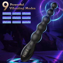 Load image into Gallery viewer, Vibrierender Buttplug - Sexspielzeug für Männer Prostata-Massagegerät Analspielzeug, Spielzeug für Erwachsene Analplugs Vibratoren Graduiertes &amp; Display-Design mit 9 Vibrationsmodi