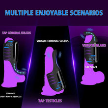 Load image into Gallery viewer, Elektrischer Masturbator Cup - 3 Motoren, 5 Klopfmodi, 10 Vibrationsmodi, Penis Training Massager Silikon Sexspielzeug für Männer Penis Vibrator Trainer Sex Spielzeug für die Männ Masturbieren