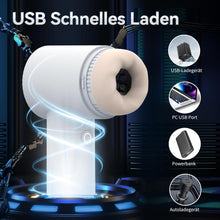 Load image into Gallery viewer, Elektrischer Masturbator Cup 10 Vibration mit 10 Saugmodi Sex Spielzeug für die Männer solo Sex Toys Masturbieren für Männer Taschenmuschi Penis Masturbatoren