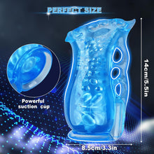 Load image into Gallery viewer, Masturbator Sexspielzeug für Männer, Taschenmuschi-Stroker mit realistischer Vagina-Struktur, Blowjob-Grip-Masturbationshülle, Sexspielzeug für Erwachsene mit offenem Penis-Trainingsgerät für Männer