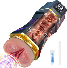 Load image into Gallery viewer, Sex Spielzeug Taschenmuschi Masturbieren für die Männer Elektrisch Solo - Sexspielzeug Masturbator Penispumpe Toyset für Man Handfrei, Sex Muschi Pussy Toys Masturbatoren mit 5 Saugen &amp; 9 Vibrieren