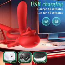 Load image into Gallery viewer, 4 in1 Penisring Vibrator Prostata Stimulation APP Penisring Set Sex Spielzeug, Penis Vibrator Massagegerät mit 3 Vibrationsmodi Penis Hoden langanhaltende Erektion Sexspielzeug für Männer