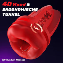 Load image into Gallery viewer, Elektrischer Masturbator Masturbieren für Männer 9 Vibration, Penistrainer App-steuerung mit Heizstab, Sex Spielzeug für die Männer Solo Masturbatoren Oral Vibrator Penis Sexspielzeug