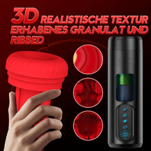 Load image into Gallery viewer, Masturbieren für Männer Masturbator, Sex Spielzeug für die Männer mit 9 Teleskopfunktion &amp; Saugmodi &amp; Vibration, Taschenmuschi Blowjob Masturbatoren, 3D Realistisch Vagina Heizung LCD Display Sex Toys