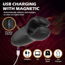 Load image into Gallery viewer, Zusammendrückbarer männlicher Masturbator-Penis-Vibrator-Trainer mit 10 Vibrationen 10 Beißmodi Silikon-Penismassagegerät Stroker, männlicher Vibrator verlängert die Ausdauer Sex Spielzeug