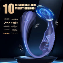 Load image into Gallery viewer, Elektrischer Masturbator Penistrainer Vibrator, Masturbieren für Männer mit 9 Vibration, 4IN 1 Sexspielzeug Penis Eichel Hodensack AnalVibrator Prostata Stimulator Masturbatoren Sex Spielzeug für Männ