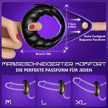 Load image into Gallery viewer, Penisring Vibrator Sex Spielzeug für die Männer Extrem -Cockring Penis Ring Sex Spielzeug für die Paare mit Einstellbare Größe,APP Fernbedienung Vibratorensets für Paare mit 10 Vibrations Penisringe.
