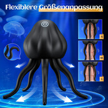 Load image into Gallery viewer, Masturbator Sexspielzeug für Paare Extrem Sex Toy mit 10 Vibrations Qualle Tentakel Penismassage Nippel &amp; Klitoris Stimulator, Vibratorensets Penis Vibrator - Erotik Sextoysets für Ihn und Frauen
