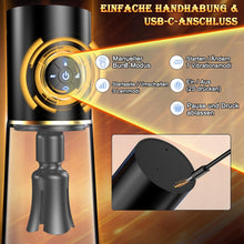 Load image into Gallery viewer, Penispumpe Sex Spielzeug für die Männer - Penis Pumpe Masturbator Erotisches Sexspielzeug, Men solo Penies.verlangerung Vibratorensets Blowjob Toy, Vakuumpumpe Vagina sucking Masturbatoren Elektrisch