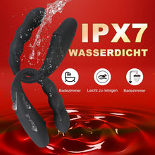 Load image into Gallery viewer, Doppeldildos Dildo Anal Vibrator Klitorisstimulator G-punkt Vagina Klitoris Anal Massage Drahtlose Steuerung Dildo Doppel Headed Vibratoren U-förmigen Sex spielzeug für Frauen Lesben Paar