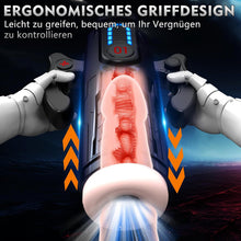 Load image into Gallery viewer, LED Mastrubrator für Manner Handfrei mit Schub, Saug und Vibrationsmodi, Penis Vibratorensets Sexspielzeug für Manner Solo