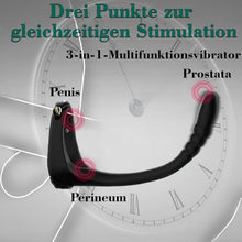 Load image into Gallery viewer, Prostata Stimulation Männer Sex Spielzeug für die Männer, Vibratorensets Analplug für männer Penisringe Vibrator Analvibratoren für mann Sexspielzeug für Paare Cockring groß mit 10 Vibrationsmodi