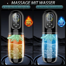 Load image into Gallery viewer, Elektrischer Masturbator Sex Spielzeug für die Männer，Masturbieren für Männer Handfrei mit 7 Modi Saugen &amp; Vibrieren &amp; Schieben &amp; Rotieren und Lecken，Taschenmuschi Realistisch Masturbatoren