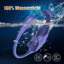 Load image into Gallery viewer, Elektrischer Masturbator Penistrainer Vibrator, Masturbieren für Männer mit 9 Vibration, 4IN 1 Sexspielzeug Penis Eichel Hodensack AnalVibrator Prostata Stimulator Masturbatoren Sex Spielzeug für Männ
