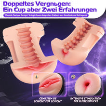 Load image into Gallery viewer, Masturbator Sweetdira Masturbieren für Männer, Realistisch Masturbatoren Vagina Anal Sex Spielzeug für die Männer Taschenmuschi 10 Vibrationen, Vibratorensets für Männer Sexspielzeug Solo, Sex Toy