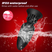 Load image into Gallery viewer, Analvibratoren für Man, Prostata Stimulation Männer Analplug Sex Spielzeug für die Männer mit 10 Vibrationen und 10 Rotationsmodi Fernbedienung Anal Plug Dildo für Paare Buttplug Sexspielzeug