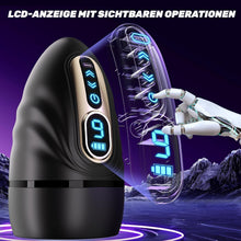 Load image into Gallery viewer, Elektrischer Masturbator Masturbieren für Männer 9 Vibration, Penistrainer App-steuerung mit Heizstab, Sex Spielzeug für die Männer Solo Masturbatoren Oral Vibrator Penis Sexspielzeug