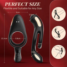Load image into Gallery viewer, Penisring Vibrator Spielzeug für die Paare Klitoris, Penis Ring Erotisches Sex Spielzeug für Paare Extrem Sex 10 Vibrationsmodi, Penisringe Sex Spielzeug für die Männer Solo Dual Cockring Massagegerät