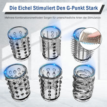 Load image into Gallery viewer, Penismanschetten, 6er Pack Penis Sleeve Fallinsexy Transparente Wiederverwendbare Penishülle für Penisvergrößerung Sexspielzeug für Männer, Penis Sleeve Erbessern Ausdauer &amp;Sensibilität