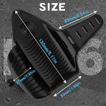 Load image into Gallery viewer, Silikon Elektrische Penis Trainer Vibrator für Männlicher Solo Masturbieren Einstellbare Größe Eichel Stimulator mit 10 Vibrationen Tappingmodi Masturbator Cup Sex Spielzeug für Männer Paare