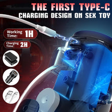 Load image into Gallery viewer, LCD-Display Stärkerer Masturbator mit 8 leistungsstarken Schub- &amp; 10 Vibrationsmodi