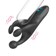 Load image into Gallery viewer, Penisvibrator mit Klopf- und Vibrationsfunktion