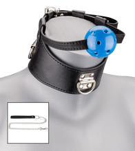 Load image into Gallery viewer, Ballknebel mit Bondage-Halsband