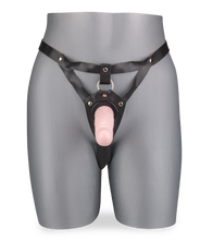 Load image into Gallery viewer, Doppeldildo mit O-Ring-Gurt