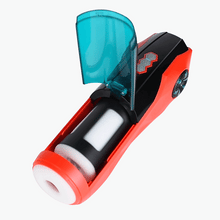 Load image into Gallery viewer, Red Racer - 10 Rotating Thrust Masturbator