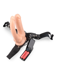 Load image into Gallery viewer, Vibrierender Doppel-Strap-On